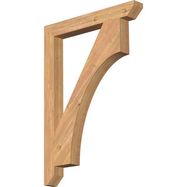 Ekena Millwork Westlake Slat Smooth Bracket, Western Red Cedar, 3 1/2"W x 30"D x 42"H BKT04X30X42WTL06SWR - main